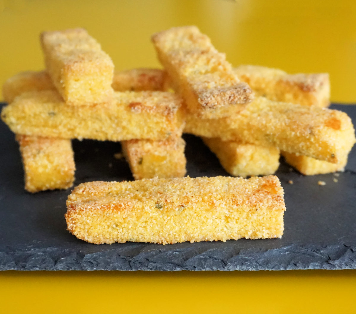 Polenta Chips Recipe Cuisine Fiend